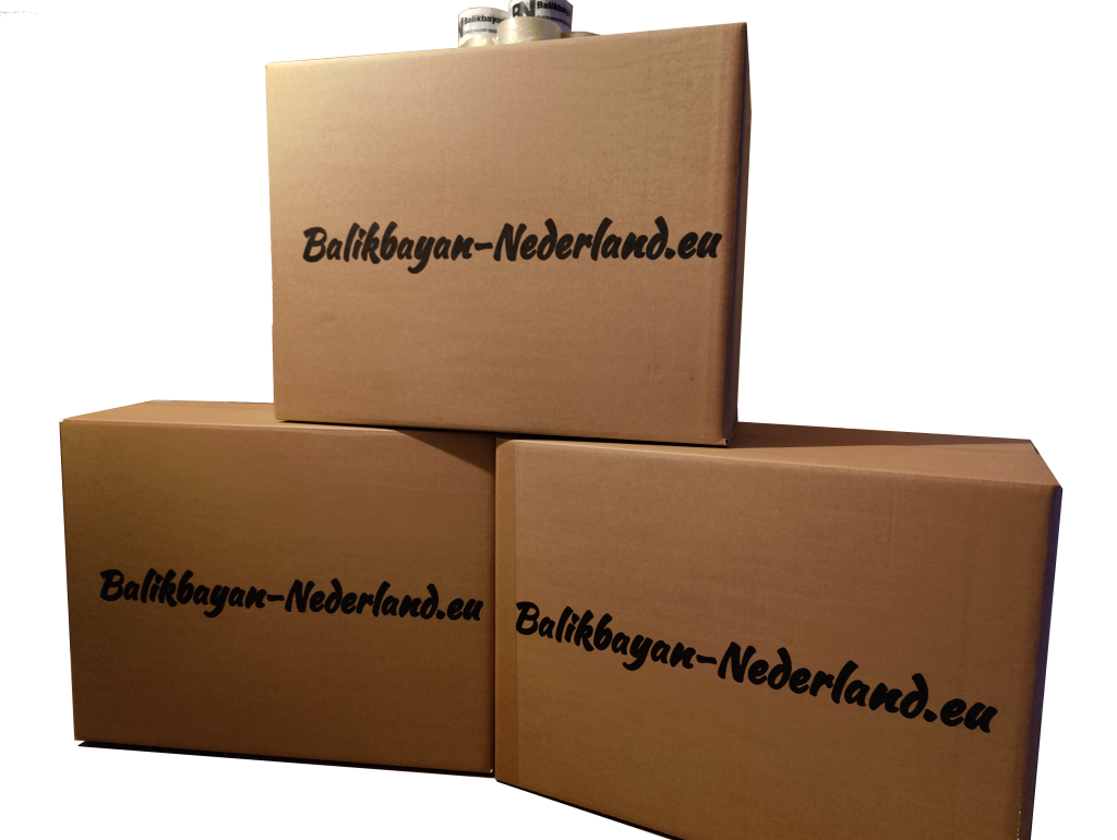 Empty box comes with free tape – Balikbayan Box Nederland